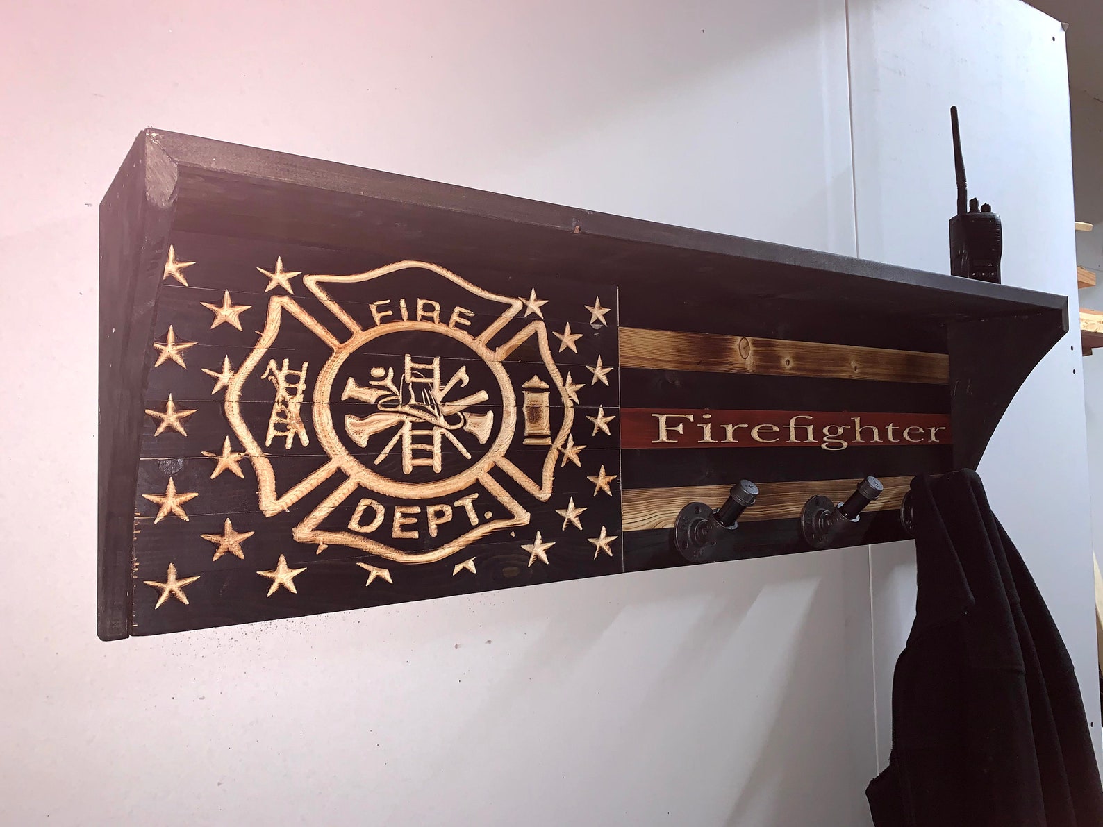 Firefighter Gear Rackfirefightergear Rackfire Apparelthin Etsy