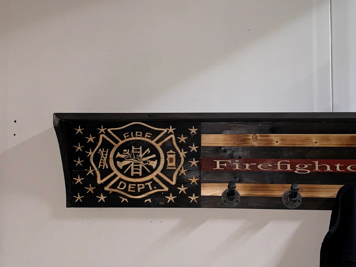 Firefighter gear rackFirefighterGear rackFire apparelthin Etsy