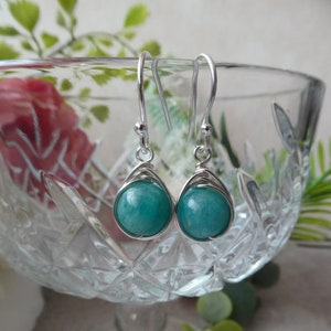 Teal stone earrings new arrivals