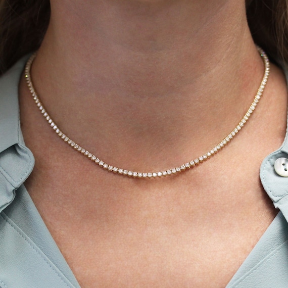 6.5 Ctw Natural Diamond (G-H, VS2-SI1) Solid 14k Yellow Gold 3