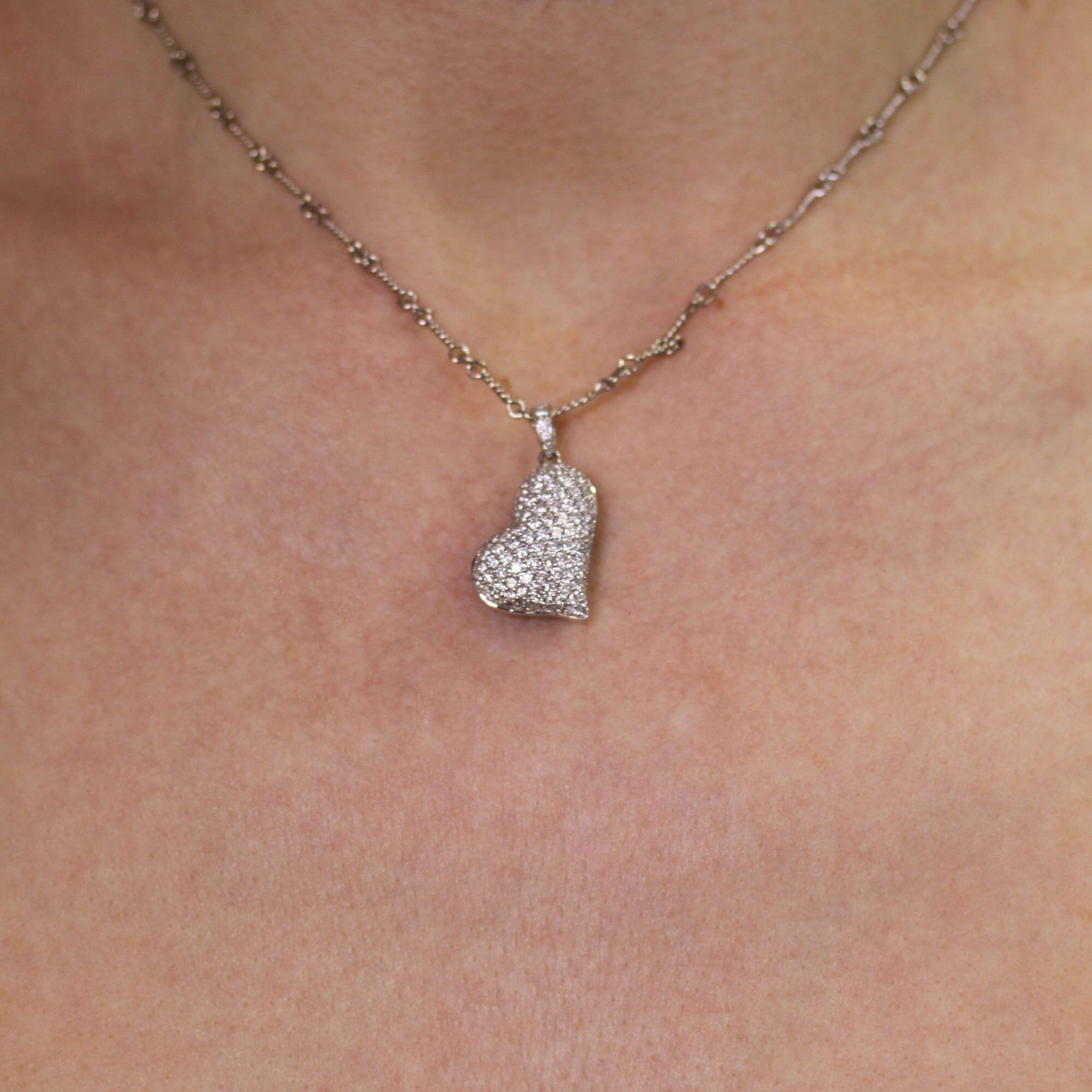 【うっちー】heart shaped pendant top Women Retro Heart Shaped Quartz Pocket Watch Pendant