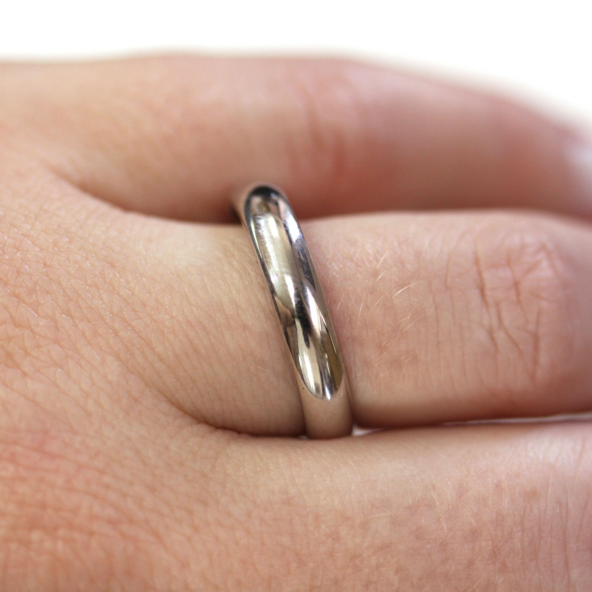 ゴールドドーム型リング 14k Yellow Gold Polished Dome Ring – Skatells Jewelers