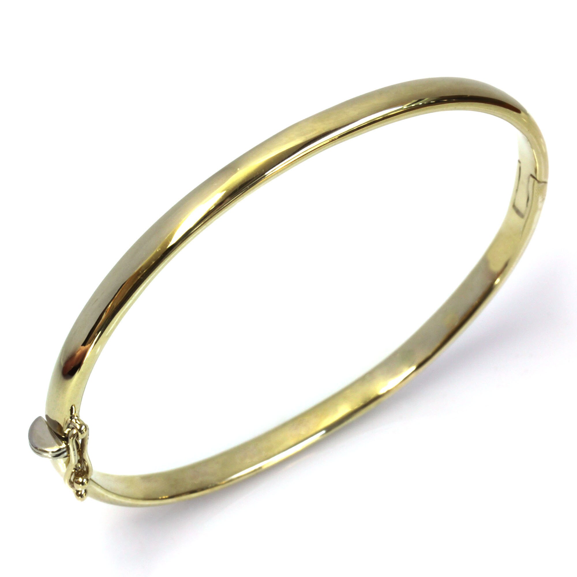 5mm Flexible Hinged 14k Gold Bangle Bracelet - T. Anthony Jewelers