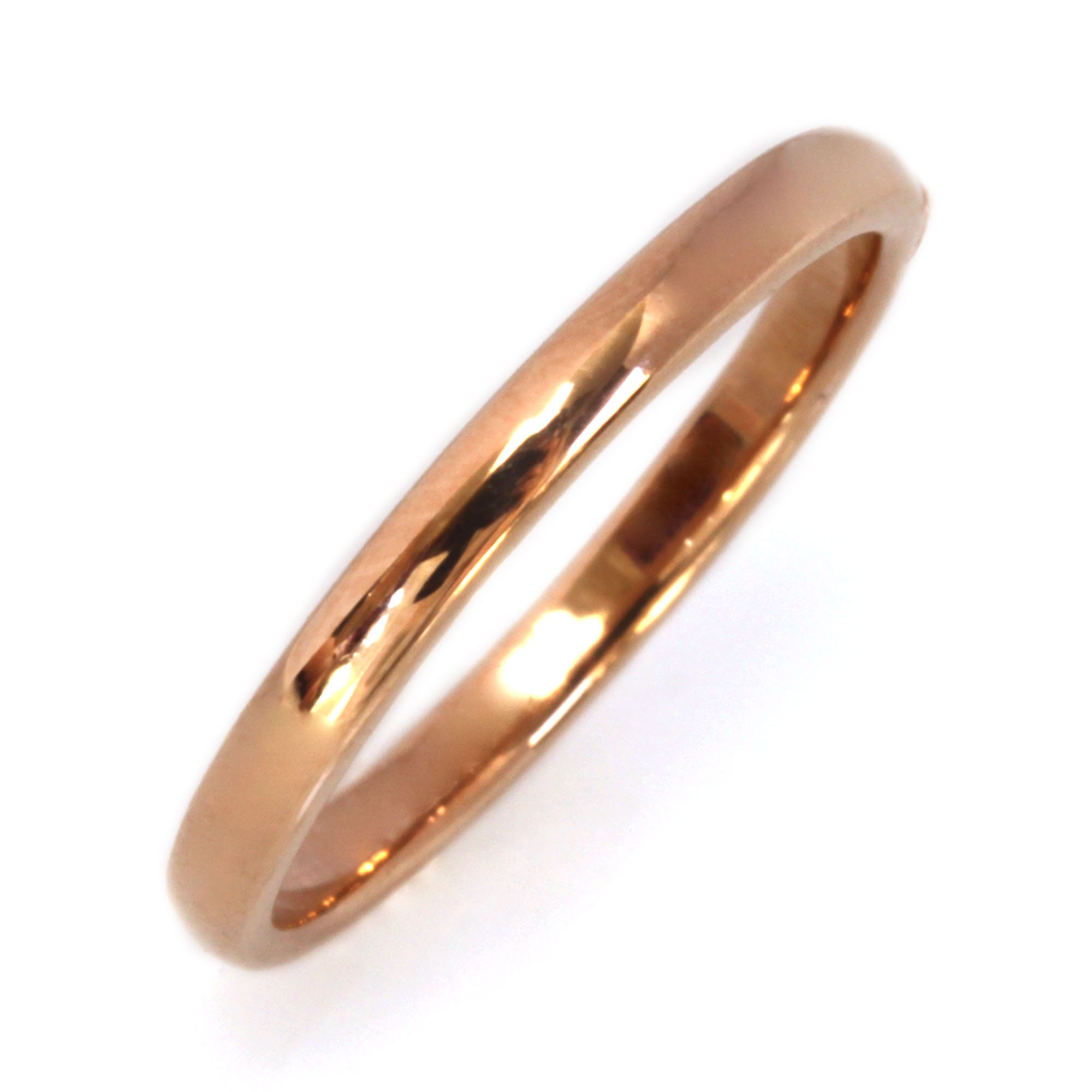 Hammered Wedding Band Rose Gold 1 - Doron Merav