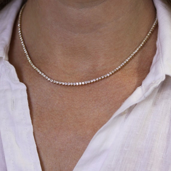 Collier Éternité MM diamant - Bijoux pour femme en or 18 carats