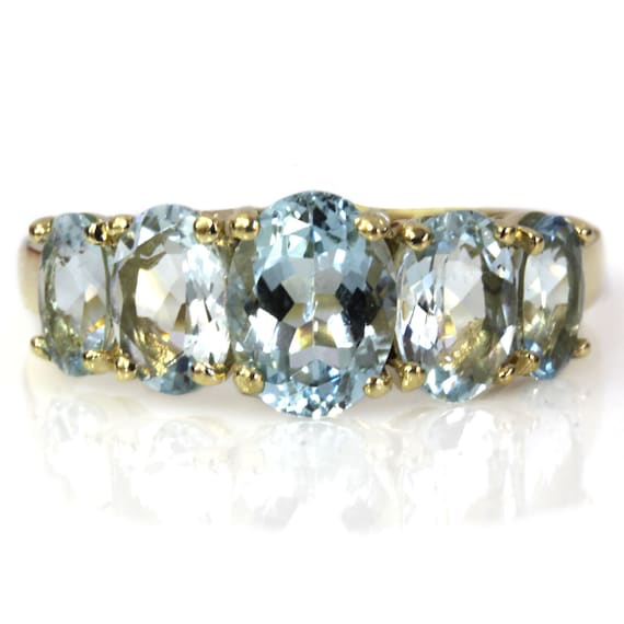 Aquamarine anniversary on sale