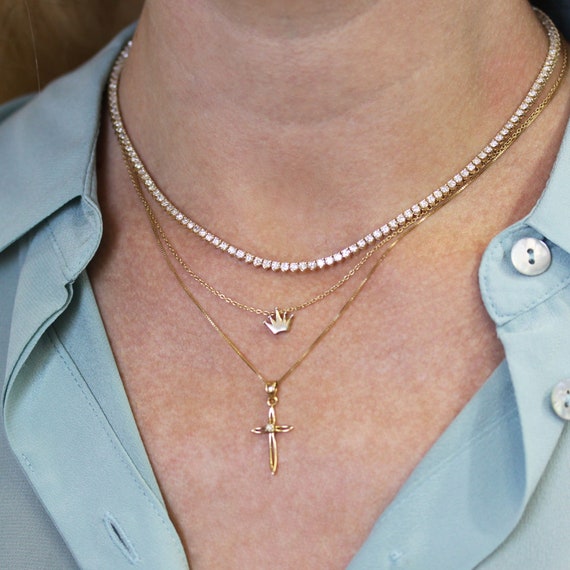 【新品】CDL Eternity Neckless VENUS GLD Gold Plated 15MM Wide 24 in Long Miami Cuban Link Chain