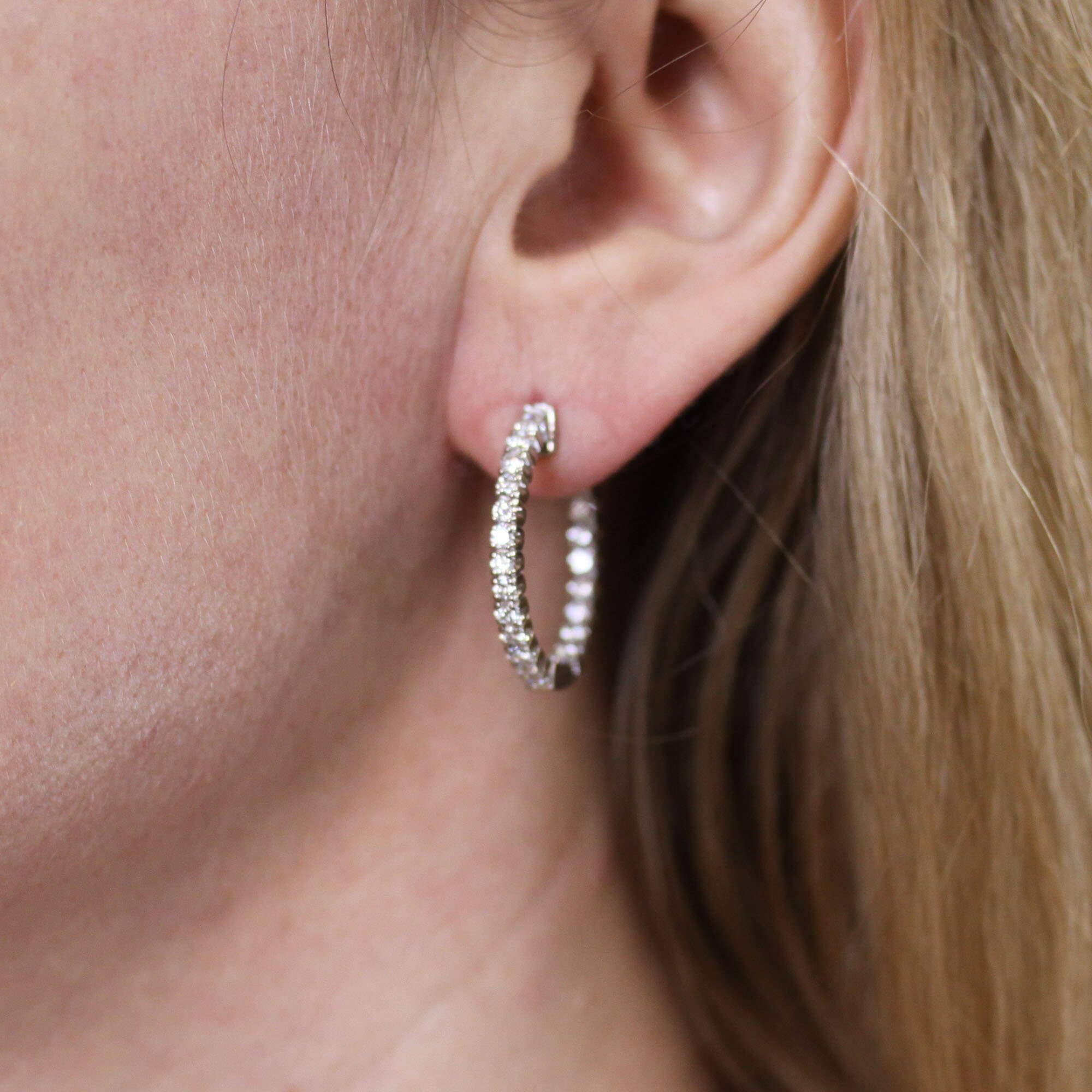 1.5 inch diamond hoop earrings deals