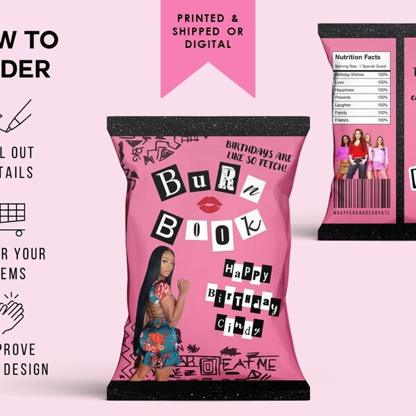 Mean Girl Inspired Chip Bag Etsy