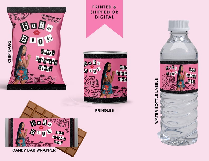 Mean Girls Inspired Party Favor Bundle Mean Girls Birthday Etsy