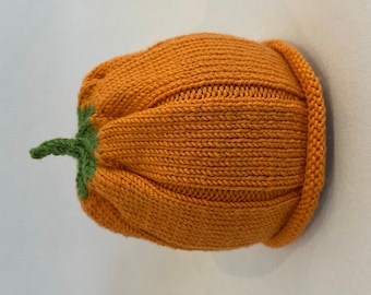 Baby pumpkin hat