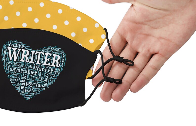 Novel Face Mask / Writer Mask / Author Mask / Literature Face Etsy