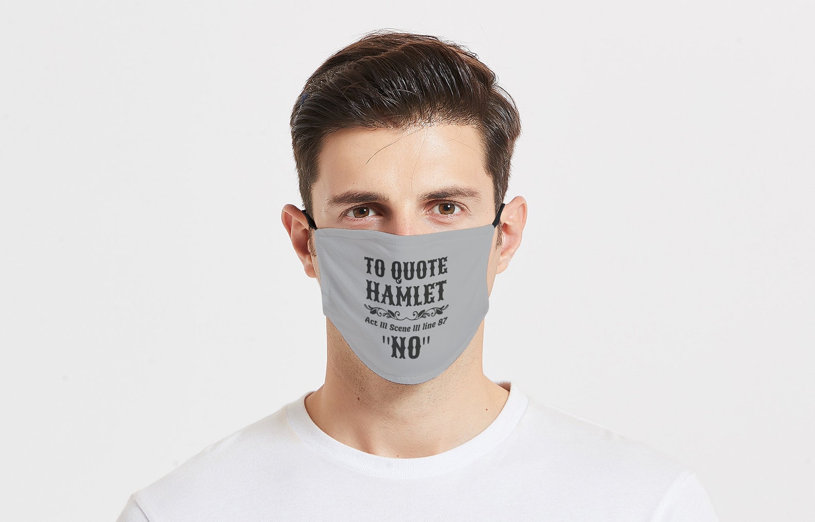 Stage Manager Mask / Shakespeare Face Mask / Actor Mask / Etsy