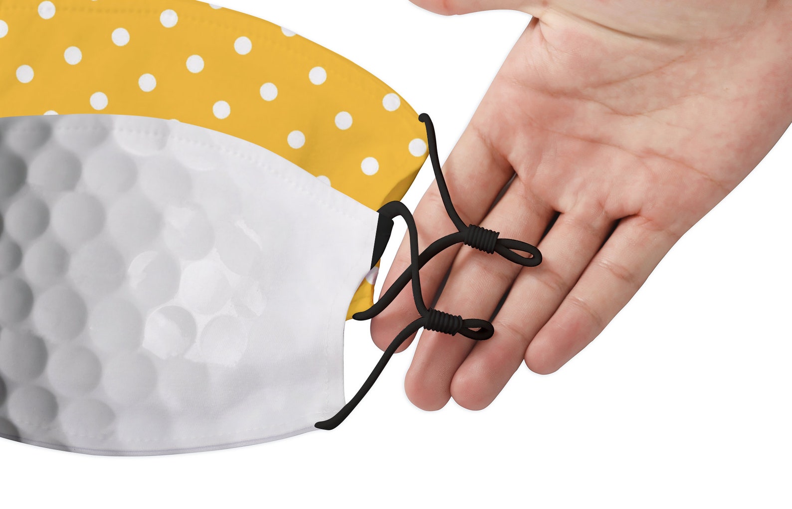 Golf Ball Face Mask / Golf Face Mask / Golf Ball Pattern / Etsy