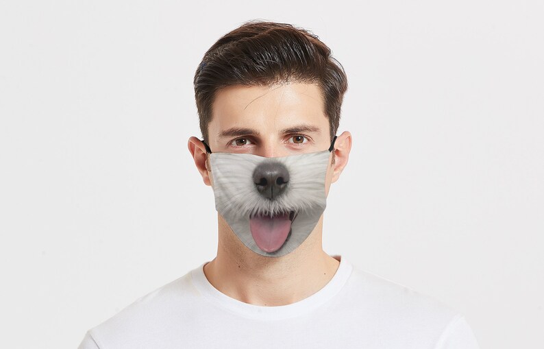 Maltese Face Mask / Malta Dog Face Mask / Dog Snout Face Mask Etsy