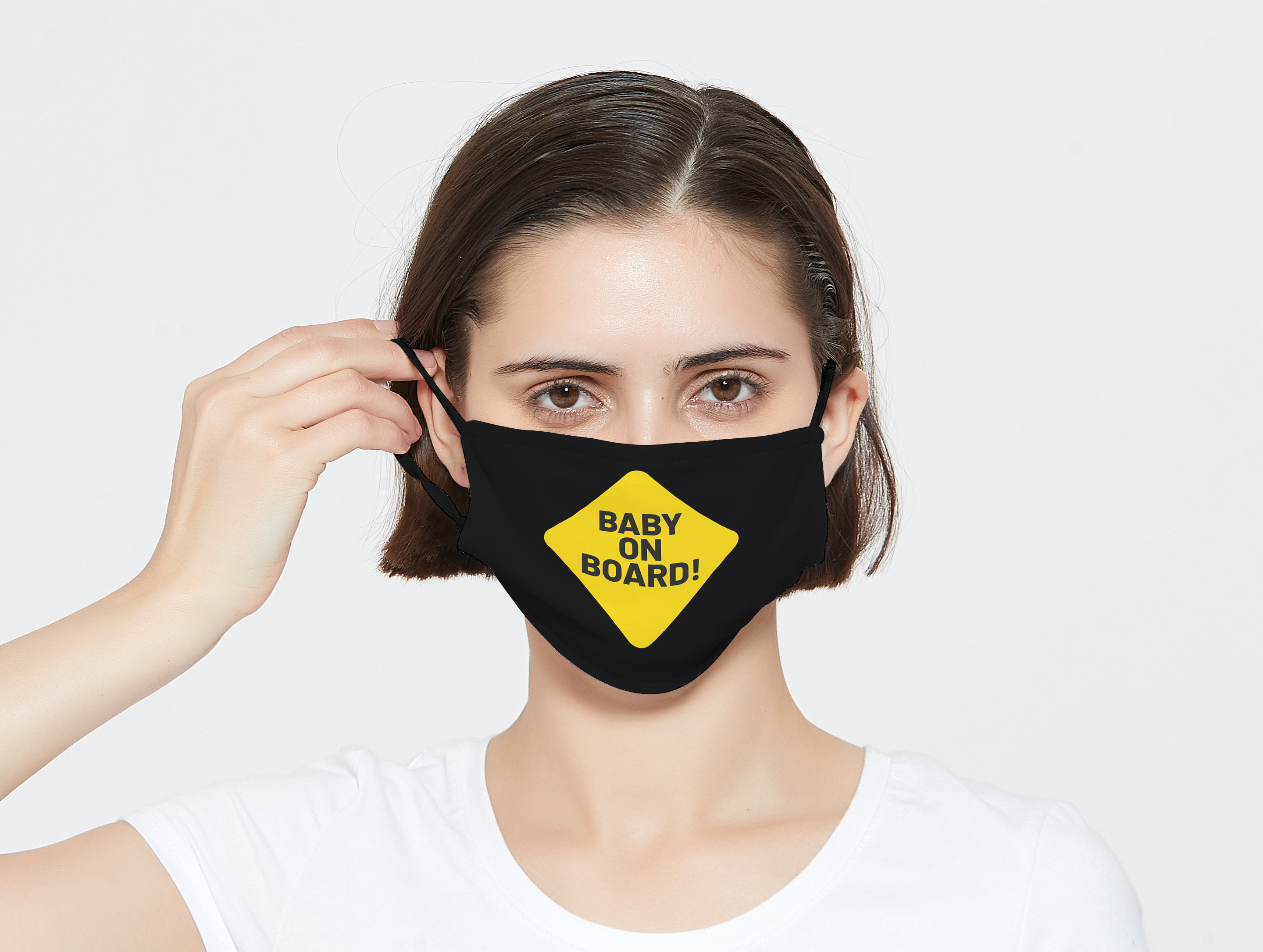 Pregnant Face Mask / Pregnancy Mask / Baby On Board Mask / Etsy