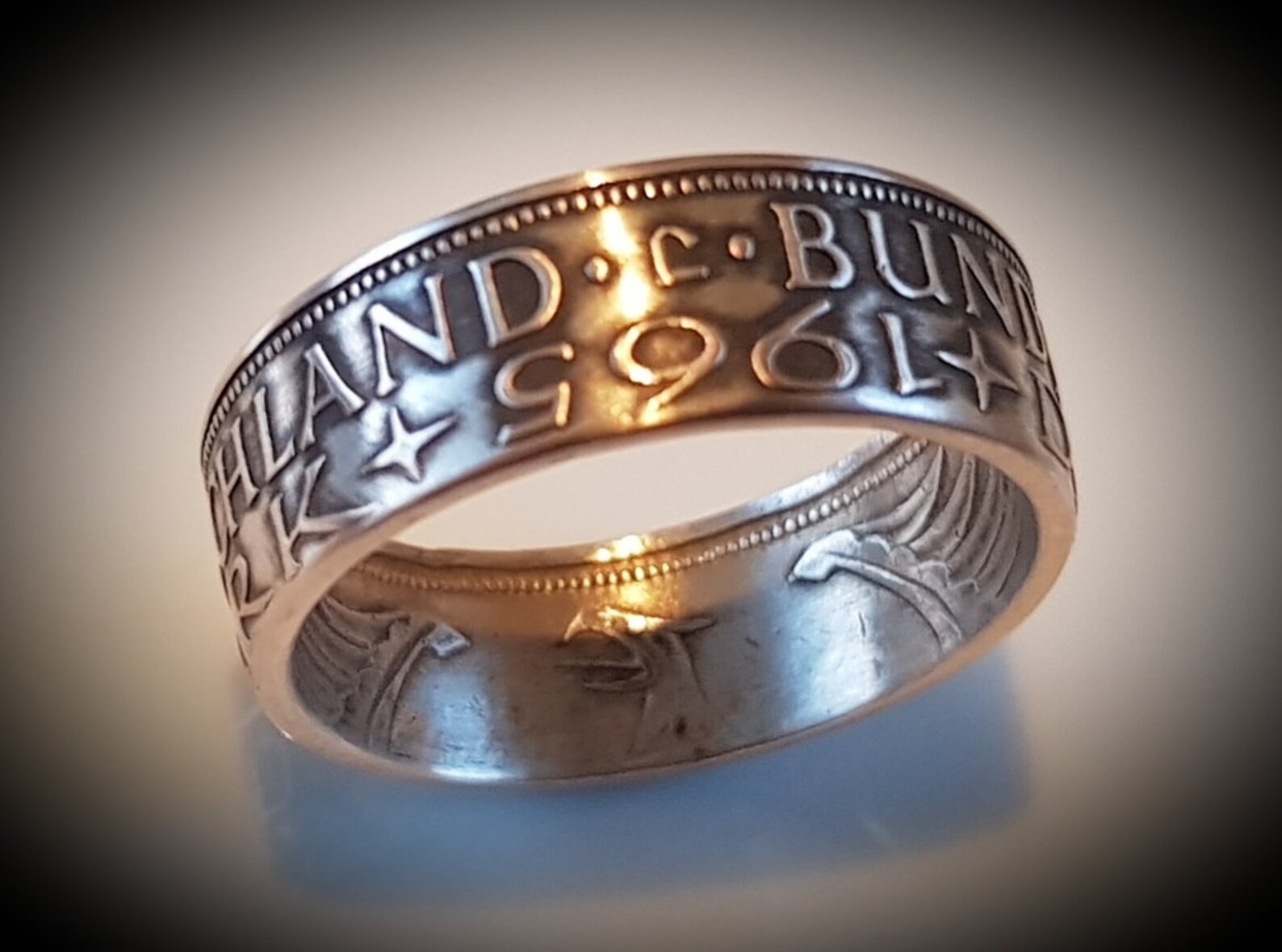 Münzring 5 Reichsmark Adler 1936-39 Silber 900er C Produktbild-Vorschau 2