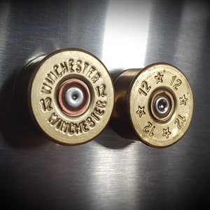 散弾銃の砲弾 - 冷蔵庫用マグネット - 散弾銃の砲弾 - 冷蔵庫用マグネット - ネオジム - ハンター&シューター ギフト