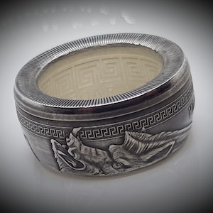 Coin Ring - Coin Ring - Year of the boar - 1 ounce copper - 1 ounce real silver