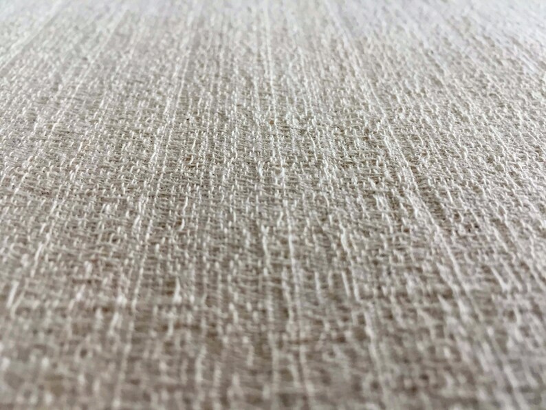 Unbleached Cotton Fabric By The Yard 100 Cotton Natural Etsy