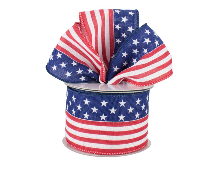 Flag Ribbon Small American Flag 2.5