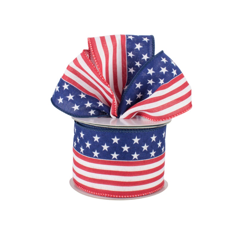 Usa Flag Ribbon American Flag Ribbon - Etsy