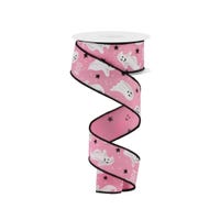 Pink Ghost Grosgrain Ribbon: Halloween Crafting Ribbon (1.5 Inch) - Etsy