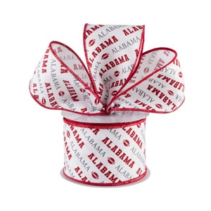 Alabama Football Canvas Fabric 2.5
