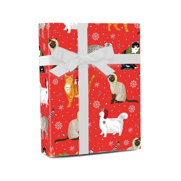 Christmas Cats Gift Wrapping Paper