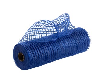 Royal Blue Breeze Mesh 10" Poly Deco Mesh