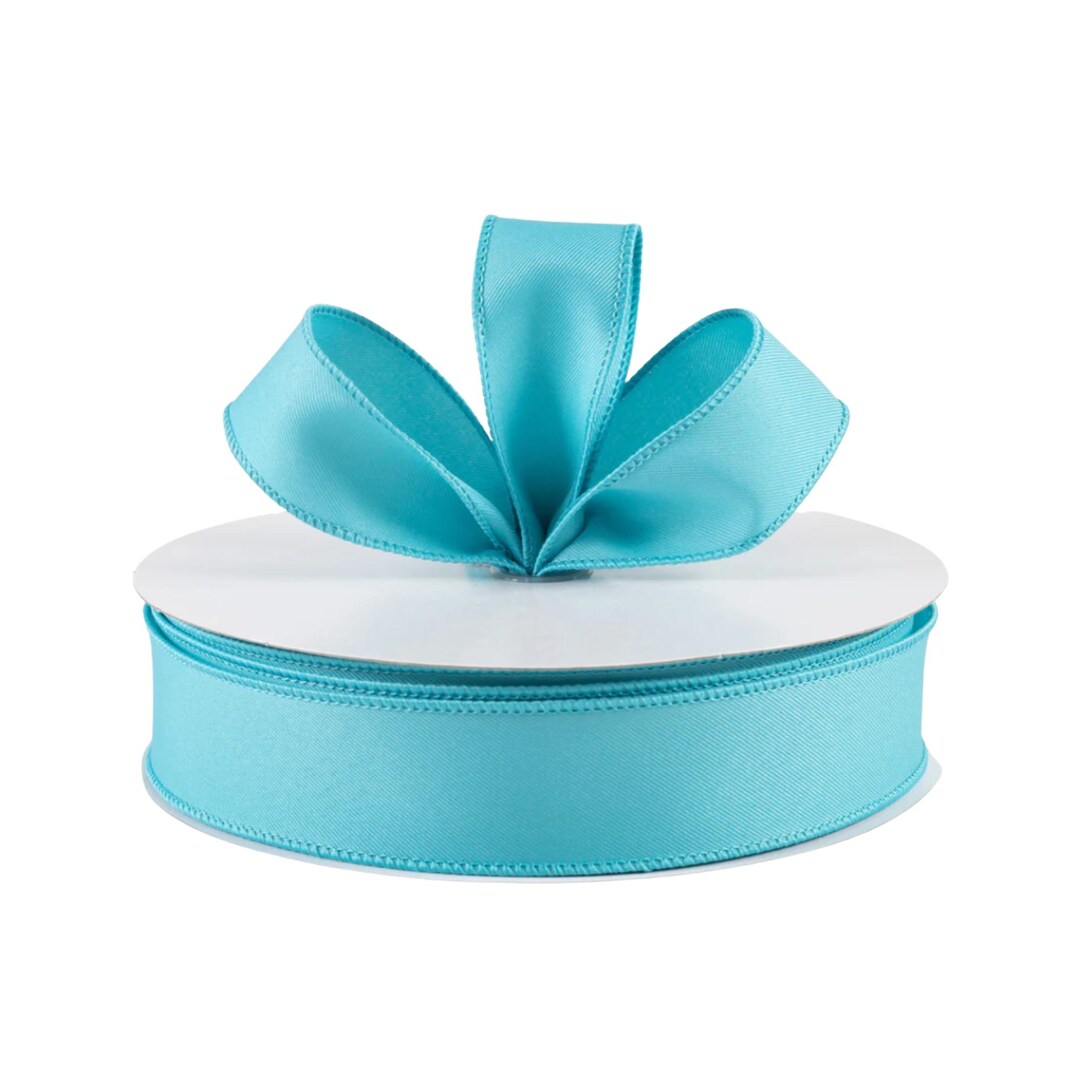 Turquoise Blue Diagonal Weave Canvas 1.5
