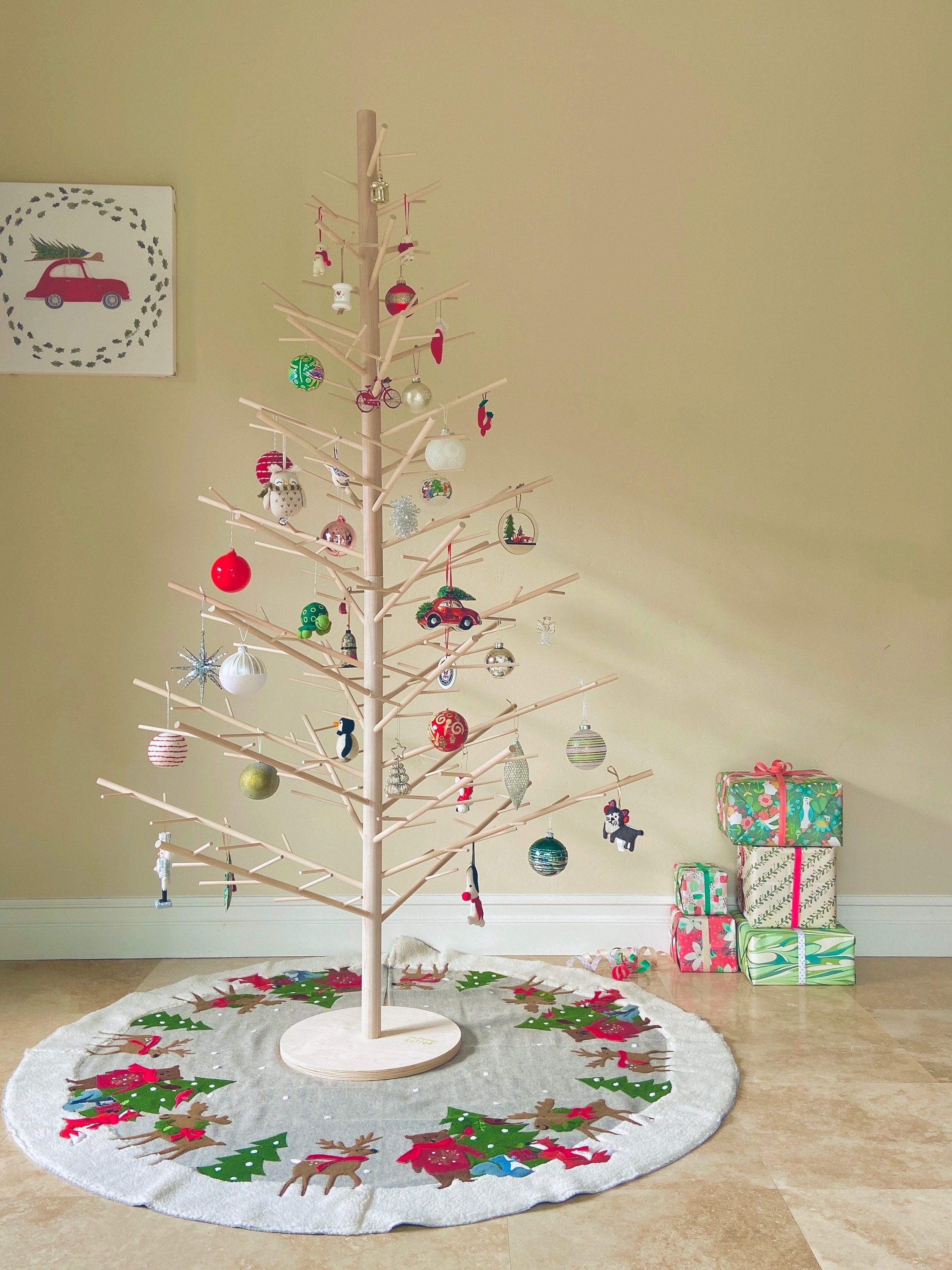 6ft Wood Christmas Trees by Retreejoy Modern Reusable Etsy Canada