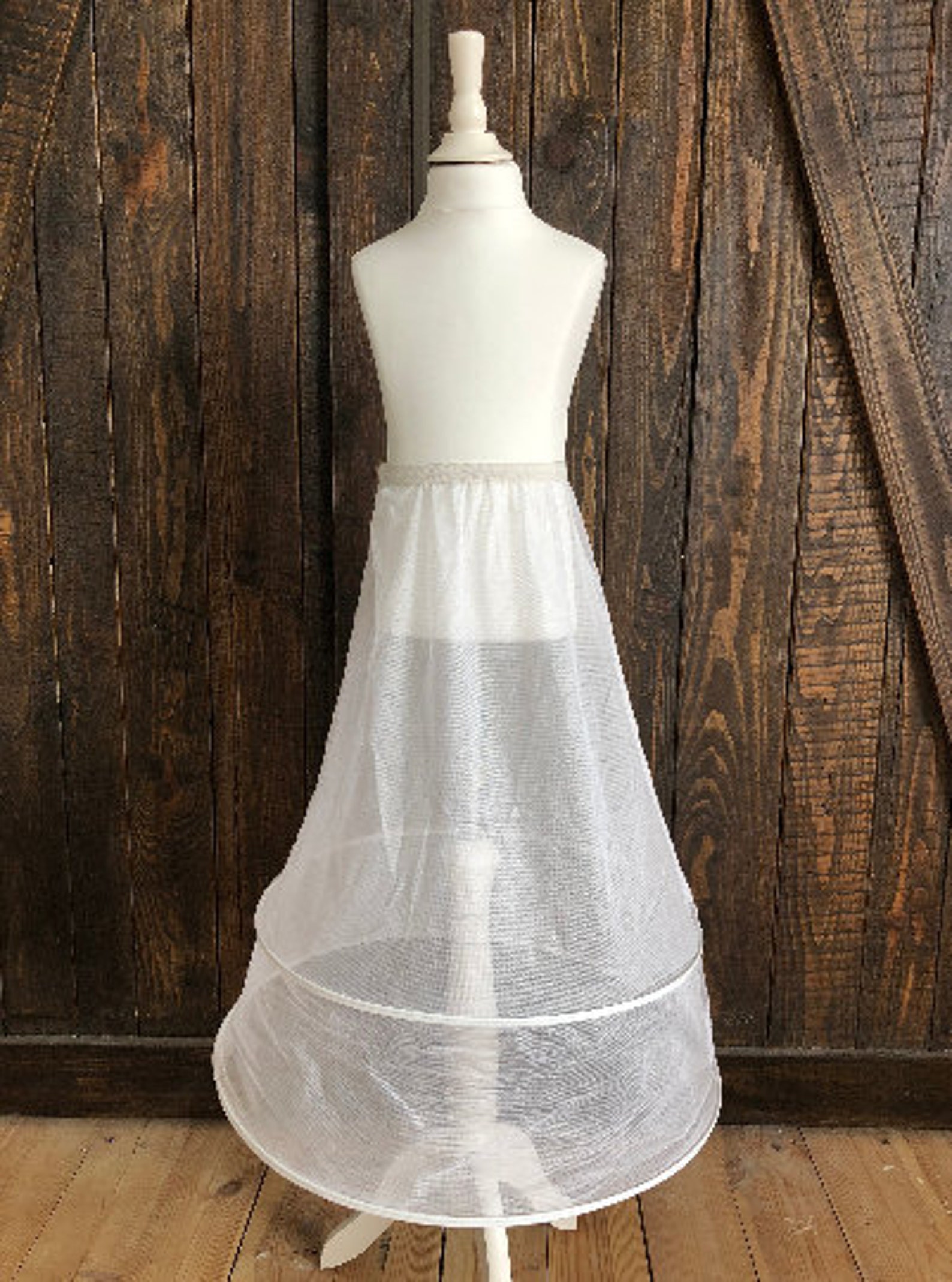 ivory chiffon gown