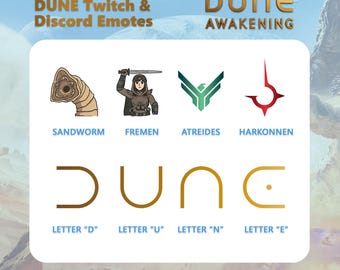 Dune Awakening Twitch & Discord Emotes