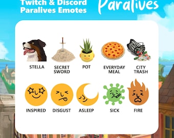 Paralives Twitch & Discord Emotes