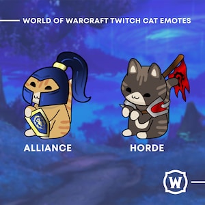 Alliance vs Horde World of Warcraft Twitch Emotes