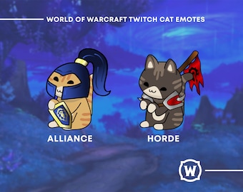 Alliance vs Horde World of Warcraft Twitch Emotes