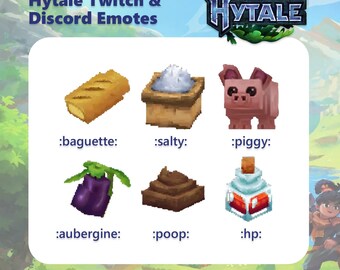 Hytale Twitch & Discord Emotes