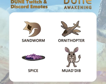 Dune Awakening Twitch & Discord Emotes