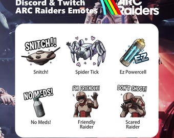 Arc Raiders Twitch & Discord Emotes