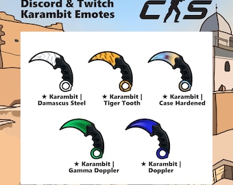 CS2 Karambit Twitch & Discord Emotes