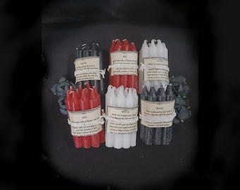 Spell Candle Bundle for Satanism & Witchcraft