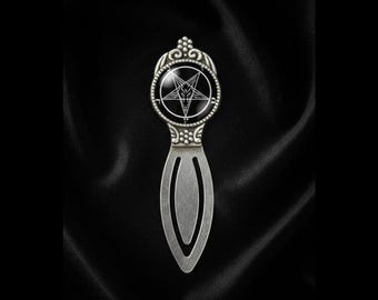 Baphomet Metal Bookmark - Satanic Witchcraft Occult & Magic