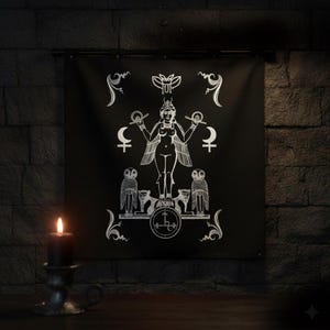 Lilith Altar Cloth for Satanic Witchcraft & Rituals
