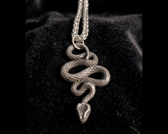 Eve's Temptation Serpent Pendant Satanic LHP Occult Necklace