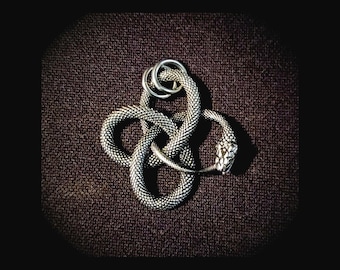 Ouroboros Serpent Pendant - Occult, Satanic, Luciferian