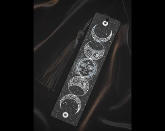 Dark Sun Acrylic Bookmark Occult & Goth Alt