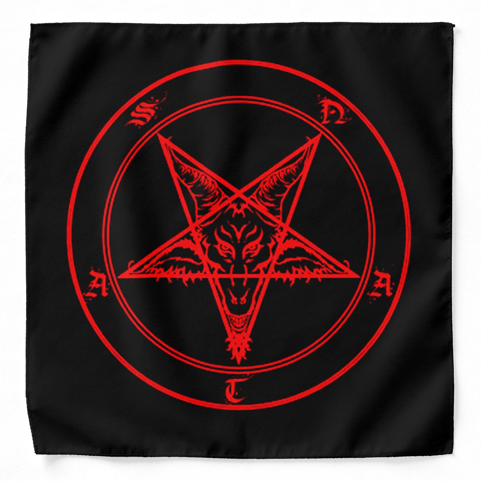 Red Satanic Color Red Satan Altar Cloth for Satanic Witchcraft & Ritual - Etsy