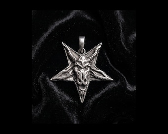 Goat Star Pendant - Satanic Witchcraft Occult & Satanism