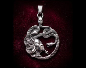 Medusa's Love Pendant Occult Satanic Left Hand Path Necklace